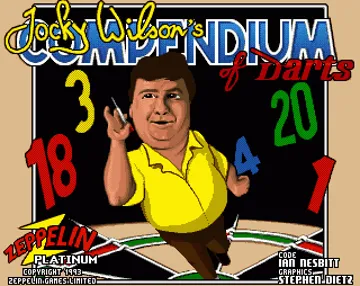 Jocky Wilson's Compendium of Darts screen shot title